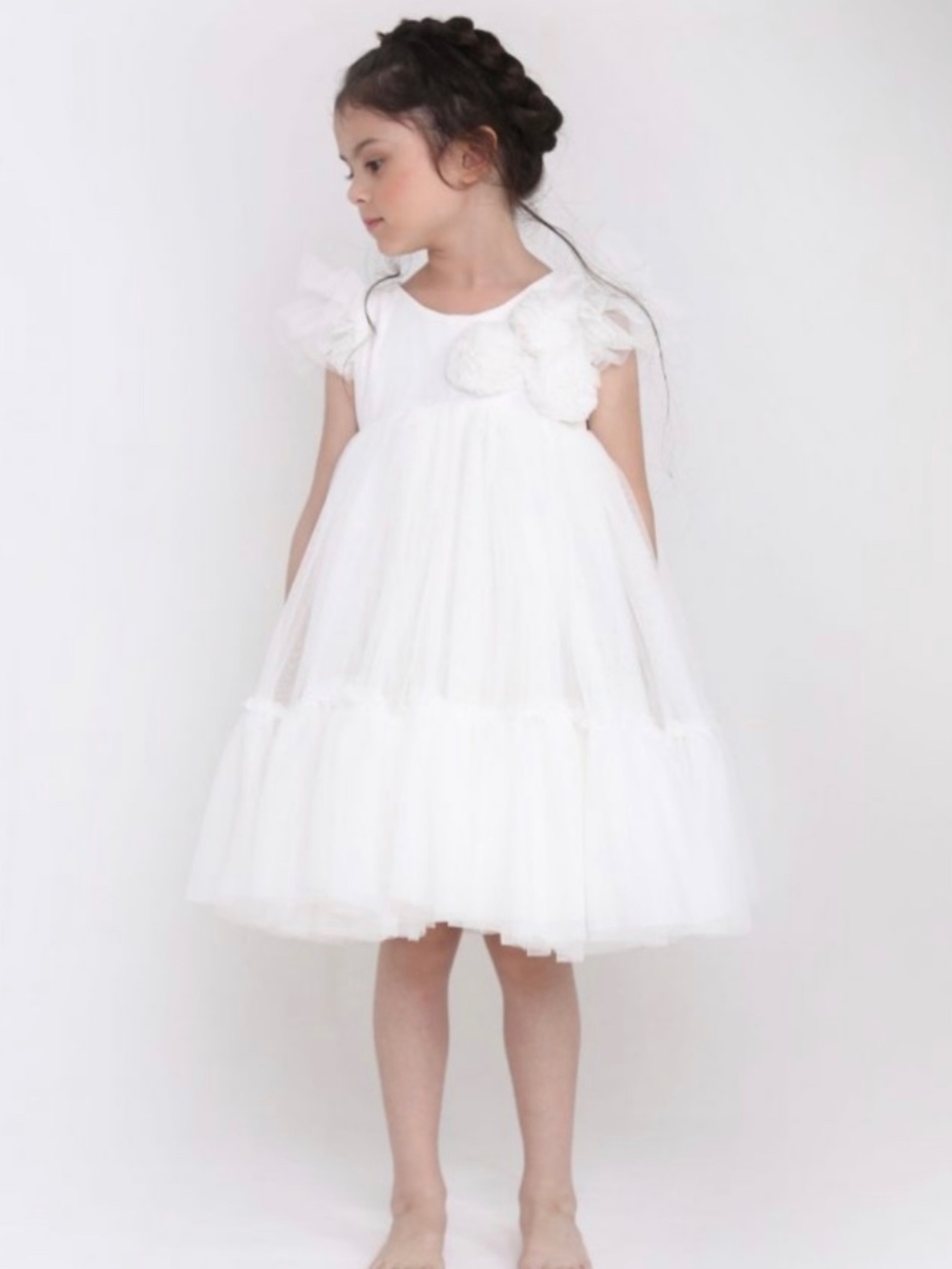 Le Pom-Pom Tutu Dress Sz 6-7